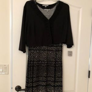 New sleeveless dress with jacket